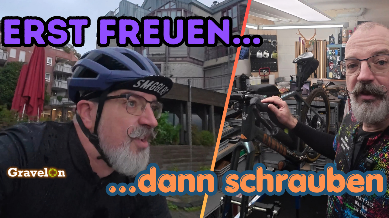Auf Freude folgt schrauben | Warum ich erst zum Gravelon wollte, jetzt aber schrauben darf